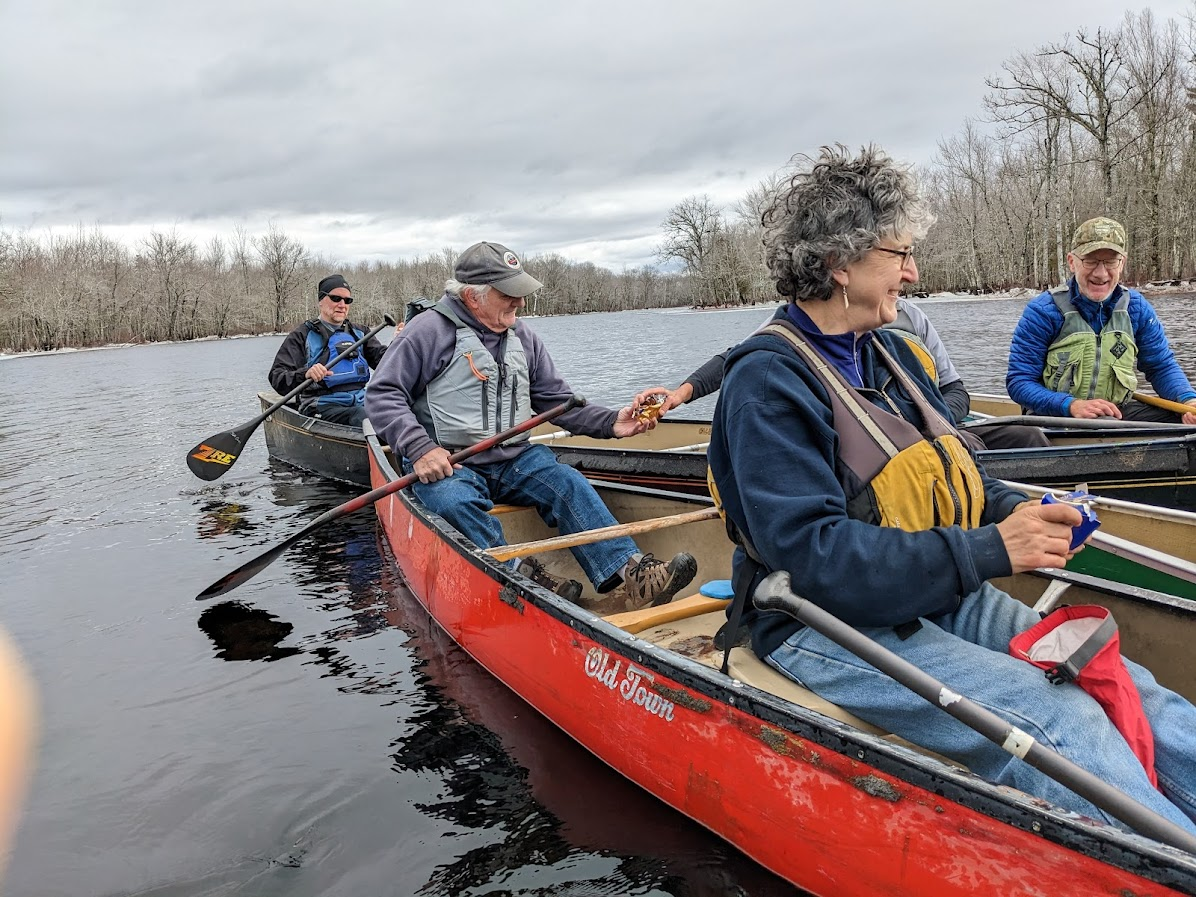Photo of people paddling