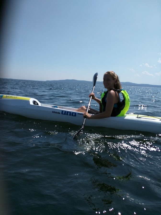 Photo of people paddling